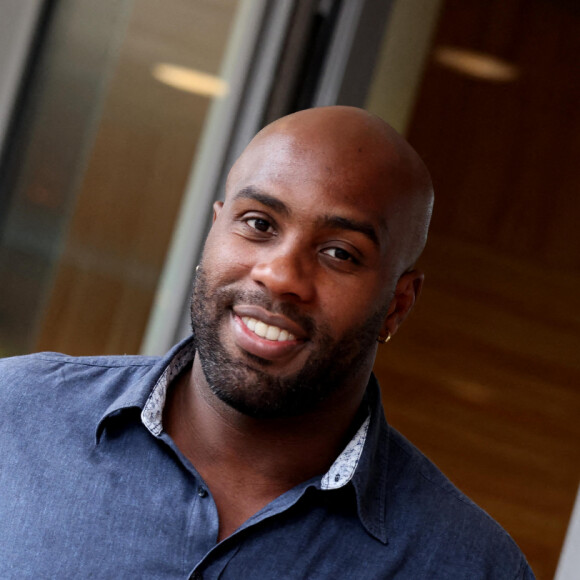 Teddy Riner au village lors des Internationaux de France de Tennis de Roland Garros 2022 à Paris, France, le 5 juin 2022. © Dominique Jacovides/Bestimage