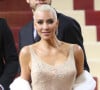 Kim Kardashian (qui porte la célèbre robe de Marilyn Monroe) - Les célébrités arrivent à la soirée du "MET Gala 2022" à New York