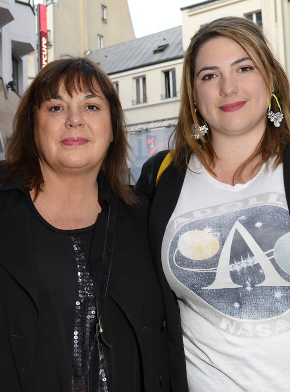 Michèle Bernier et sa fille Charlotte Gaccio - Dernière du spectacle "Les Franglaises" au théâtre Bobino à Paris, le 27 mai 2015.