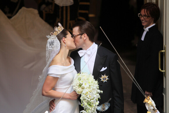 La princesse Victoria et le prince Daniel de Suède lors de leur mariage. Photo par Urban Andersson/Aftonbladet Bild