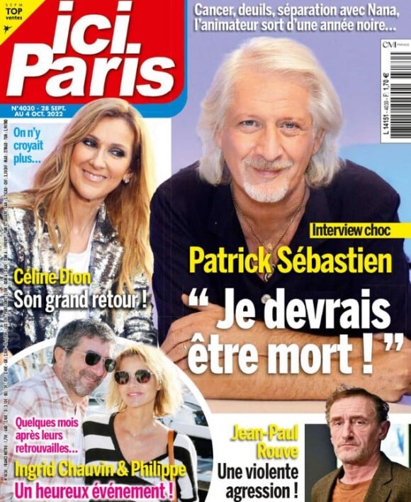 Couverture du magazine "Ici Paris" du 28 septembre 2022