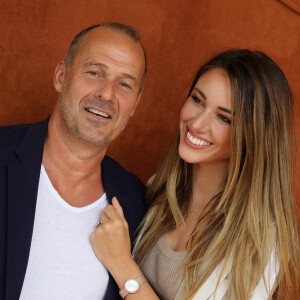 Roger Erhart et Delphine Wespiser au village (jour 10) lors des Internationaux de France de Tennis de Roland Garros à Paris, France. © Dominique Jacovides/Bestimage