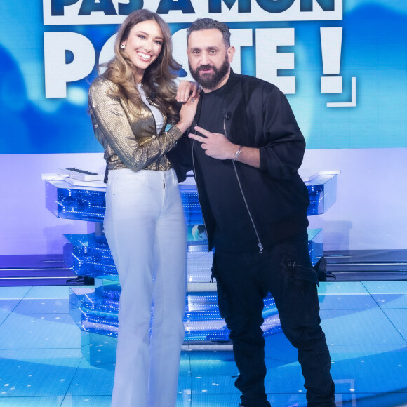 Exclusif - Delphine Wespiser, Cyril Hanouna - Enregistrement de l'émission "Touche Pas à Mon Poste (TPMP)", diffusée en direct sur C8 le 31 mars © Jack Tribeca / Bestimage