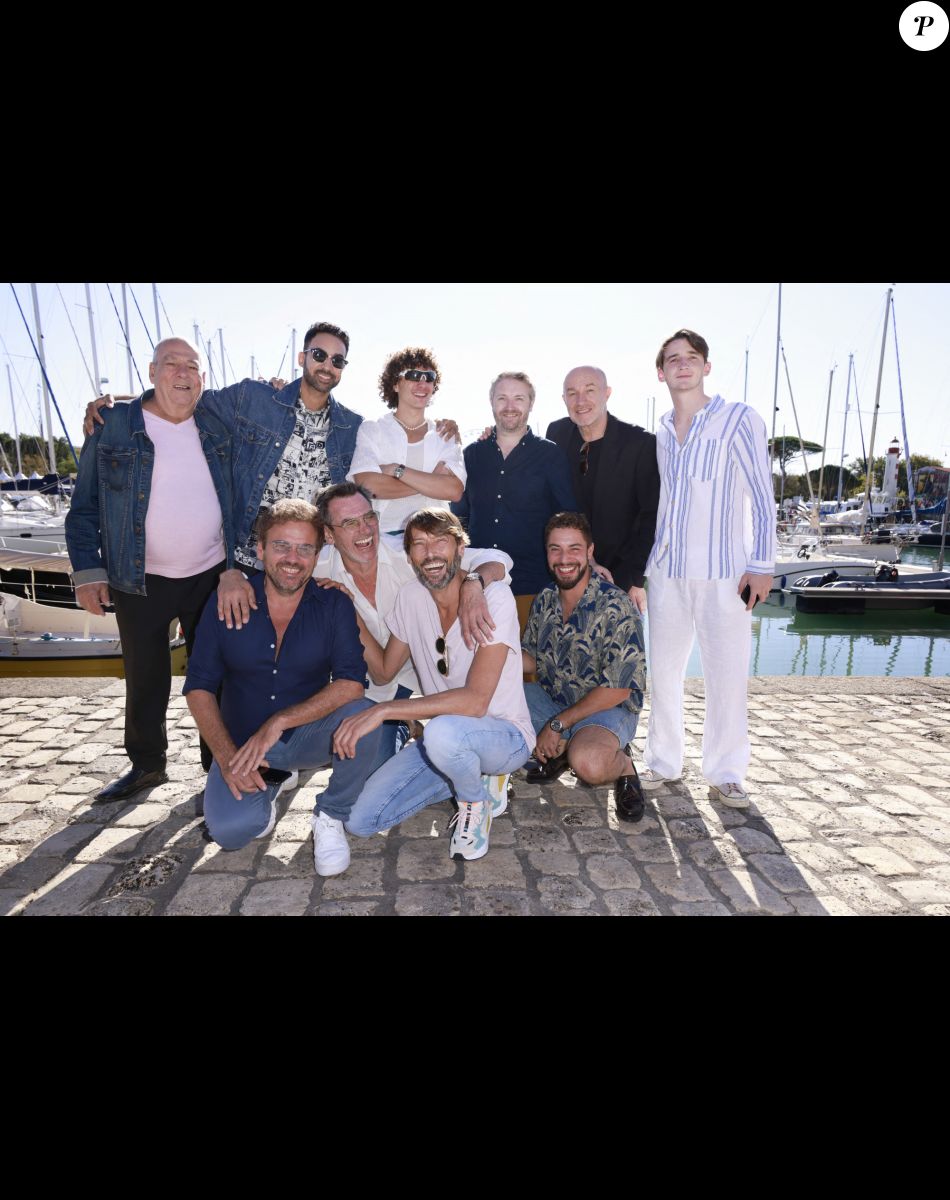 Michel Cordes, Marwan Berreni, , Tim Rousseau, Thibaud Vaneck, Pierre Martot, Florian Lesieur, Stéphane Hénon, Jérôme Bertin, Laurent Kérusoré, Marwan Berreni PLUS BELLE LA VIE Le festival de fiction TV de La Rochelle samedi 17 septembre 2022. © Christophe Aubert via Bestimage