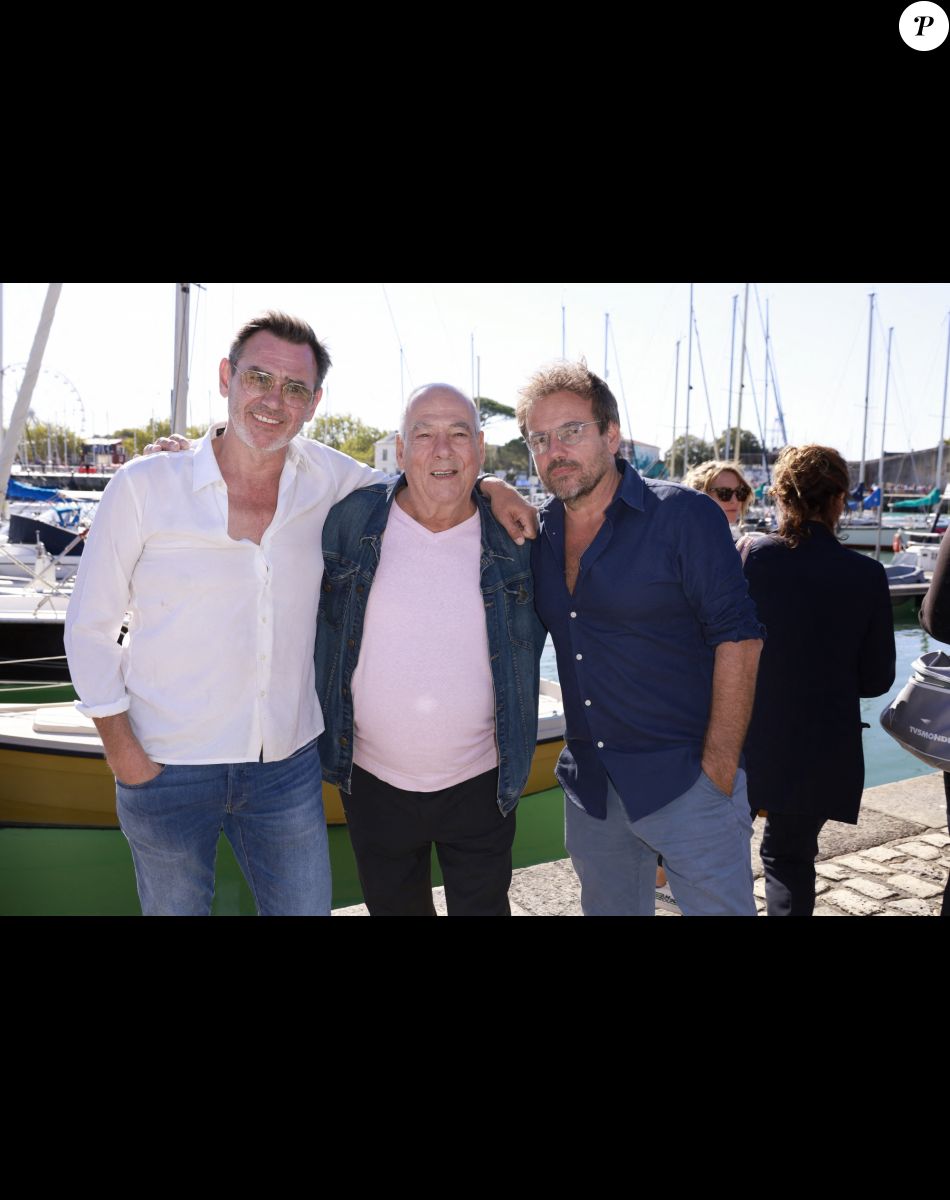 érôme Bertin, Michel Cordes, Stéphane Hénon PLUS BELLE LA VIE Le festival de fiction TV de La Rochelle samedi 17 septembre 2022. © Christophe Aubert via Bestimage