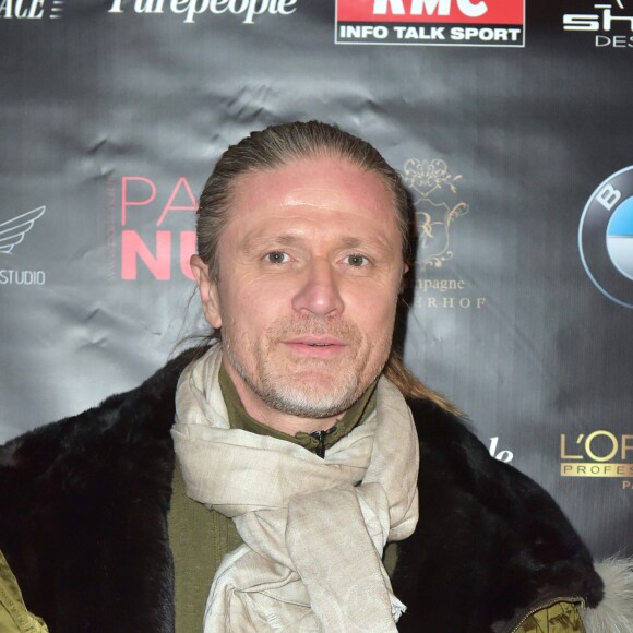 Semi-Exclusif - Emmanuel Petit et sa femme Maria - A l'occasion des 20 ans de la victoire de l'équipe de France, les bleus 98 se sont rendus à un dîner organisé au Buddha Bar avec tous les joueurs et leur famille le 11 juin 2018. © Rachid Bellak/Bestimage