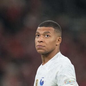 Kylian Mbappé (France) - L'équipe de France de football s'incline face au Danemark (2 - 0) à l'issue du match de la Ligue des Nations, le 25 septembre 2022 à Copenhague.