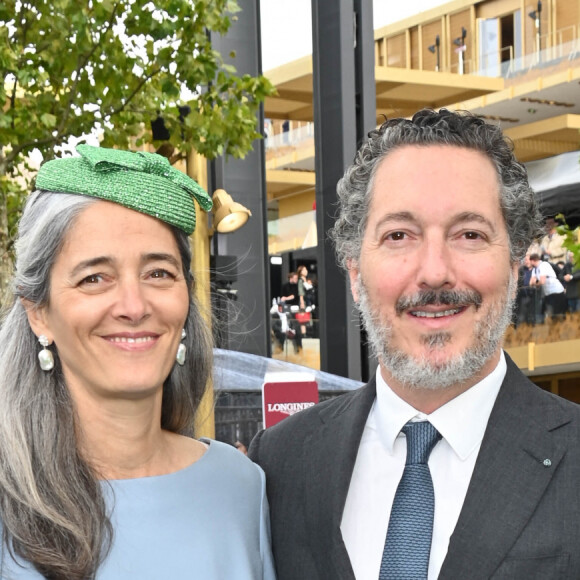 Guillaume Gallienne avec sa femme Amandine - Qatar Prix de l'Arc de Triomphe à l'hippodrome Paris Longchamp le 2 octobre 2022