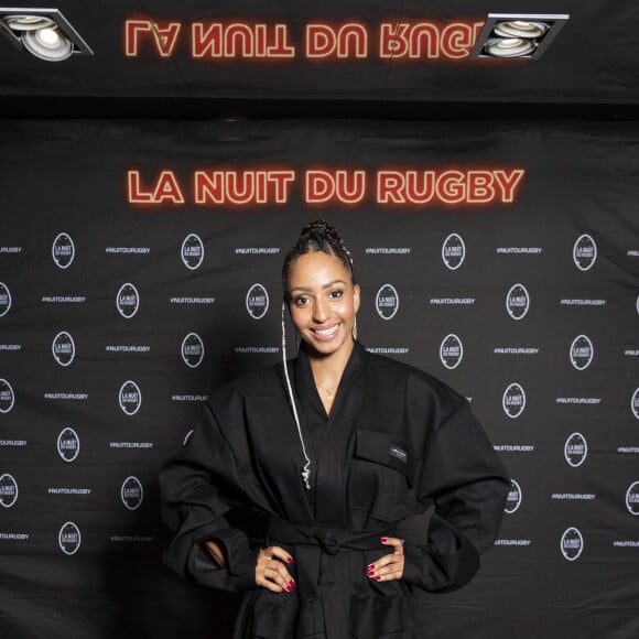 Estelle Mossely - Soirée de la 18ème édition de la Nuit du Rugby à l'Olympia, Paris le 26 septembre 2022. © Pierre Perusseau/Bestimage