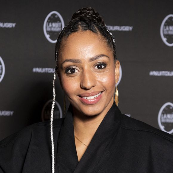 Estelle Mossely - Soirée de la 18ème édition de la Nuit du Rugby à l'Olympia, Paris le 26 septembre 2022. © Pierre Perusseau/Bestimage