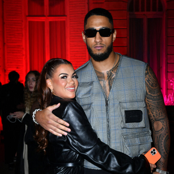 Tony Yoka et sa compagne Chloé - Arrivées à la soirée "Scandal" par Jean-Paul Gaultier lors de la Fashion Week de Paris (PFW), France, le 29 septembre 2022. © Veeren-Clovis/Bestimage 