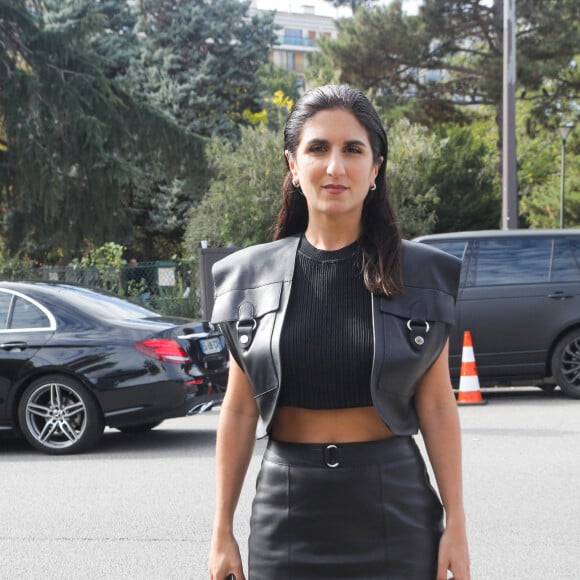 Exclusif - Géraldine Nakache - Arrivées au défilé Hermès Collection Femme Prêt-à-porter Printemps/Eté 2023 lors de la Fashion Week de Paris (PFW), France, le 2 octobre 2022. © Veeren-Clovis/Bestimage