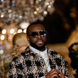 Exclusif - Maitre Gims - Enregistrement de l'émission "La grande soirée du 31 à Versailles", diffusée sur France 2. Le 12 décembre 2020 © Tiziano Da Silva - Cyril Moreau / Bestimage 