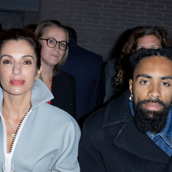 Lukas Ionesco, Aure Atika, and Fary Lopes - Front Row du défilé Lanvin Collection Femme Prêt-à-porter Printemps/Eté 2023 lors de la Fashion Week de Paris (PFW), France, le 3 octobre 2022. © Olivier Borde/Bestimage