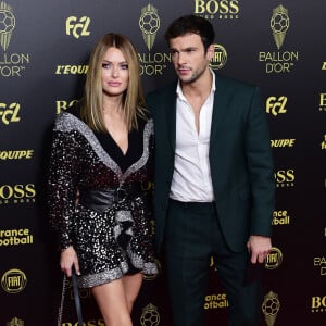 Caroline Receveur et son mari Hugo Philip - Cérémonie du Ballon d'Or 2019 à Paris le 2 décembre 2019. © JB Autissier/Panoramic/Bestimage 