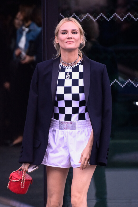 Diane Kruger - Arrivées au Défilé Chanel Femme Prêt-à-porter Printemps/Eté 2023 lors de la Fashion Week de Paris (PFW), France, le 4 octobre 2022. © Clovis / Veeren / Bestimage