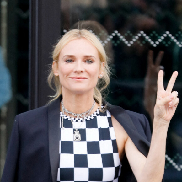 Diane Kruger - Arrivées au Défilé Chanel Femme Prêt-à-porter Printemps/Eté 2023 lors de la Fashion Week de Paris (PFW), France, le 4 octobre 2022. © Clovis / Veeren / Bestimage
