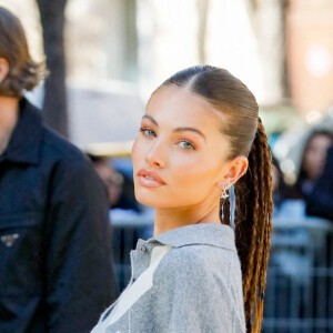 Thylane Blondeau - Arrivées au défilé Miu Miu Collection Femme Prêt-à-porter Printemps/Eté 2023 lors de la Fashion Week de Paris (PFW), France, le 4 octobre 2022. © Veeren-Clovis/Bestimage 