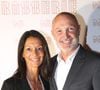 Semi-Exclusif - Frank Leboeuf et sa femme ChrisLaure - Inauguration de la Brasserie " Madame Brasserie " au 1er étage de La Tour Eiffel à Paris. © Bertrand Rindoff Petroff-Giancarlo Gorassini / Bestimage