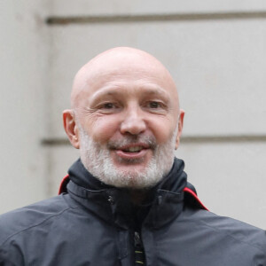 Semi-exclusif - Frank Leboeuf - Sorties de l'enregistrement de l'émission "Vivement Dimanche" qui sera diffusée le 17 avril 2022 au studio Gabriel à Paris, France, le 30 mars 2022. © Christophe Clovis / Bestimage