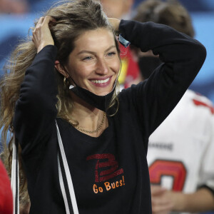 Gisele Bundchen est venue soutenir son mari Tom Brady au Superbowl à Tampa le 7 février 2021. © Dirk Shadd/Tampa Bay Times via ZUMA Wire / Bestimage 