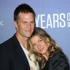 Tom Brady et Gisele Bundchen assistent à l'avant-première mondiale de la deuxième sasion de "Planète : Attention Danger" de National Geographic au Museum d'histoire Naturelle américain.