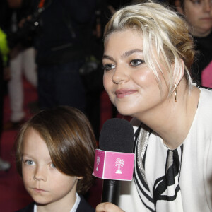 Léon Durieux et Louane Emera - 5ème saison du festival International des Séries "Canneseries" à Cannes, France, le 3 avril 2022. © Denis Guignebourg/Bestimage.