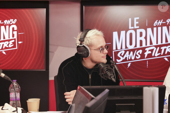 Exclusif - Guillaume Genton - A l'occasion de son 48ème anniversaire Cyril Hanouna prend les commandes de l'émission "Morning Sans Filtre "sur Virgin Radio, aux cotés de l'équipe habituelle à Paris le 23 septembre 2022. © Jack Tribeca/Bestimage