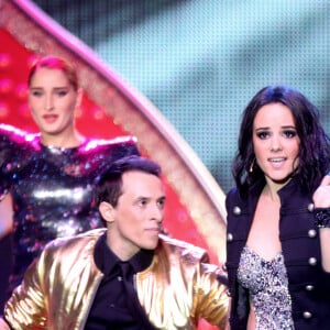 Exclusif - Prix spécial - No Web - Alizée et son mari Grégoire Lyonnet - Tournage de l'émission "Tous au Moulin Rouge pour le Sidaction" au Moulin Rouge à Paris le 20 mars. L'émission sera diffusée sur France 2 le samedi 25 mars 2017 à 21h00. © Cyril Moreau - Dominique Jacovides / Bestimage