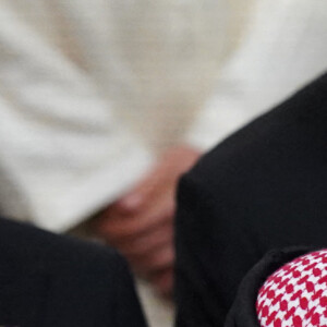 La reine Rania de Jordanie, le roi Abdallah - Service funéraire à l'Abbaye de Westminster pour les funérailles d'Etat de la reine Elizabeth II d'Angleterre. Le sermon est délivré par l'archevêque de Canterbury Justin Welby (chef spirituel de l'Eglise anglicane) au côté du doyen de Westminster David Hoyle. Londres, le 19 septembre 2022. 