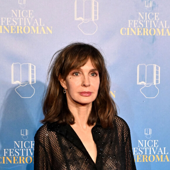 Anne Parillaud au photocall de la soirée du 8 octobre lors de la 4ème édition du festival Cinéroman à Nice. © Bruno Bebert / Bestimage 