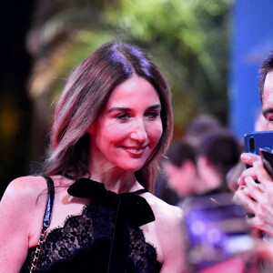Elsa Zylberstein au Photocall lors de la soirée de la 4ème édition du festival Cinéroman à Nice au cinéma Pathé Gare du Sud avec la projection du film "Simone" le 7 octobre 2022. © Bruno Bebert / Bestimage 