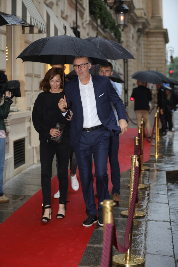 Laurent Blanc et sa femme Anne Blanc - A l'occasion des 20 ans de la victoire de l'équipe de France, les bleus 98 se sont rendus à un dîner organisé au Buddha Bar avec les joueurs et leurs familles à Paris, France,.