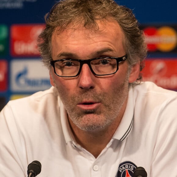 Info - Laurent Blanc devient le nouvel entraineur de l'Olympique Lyonnais - Laurent Blanc - Conférence de presse de Marco Verratti et de Laurent Blanc à la veille du match de Ligue des Champions PSG - Chelsea le 15 février 2016 © Cyril Moreau / Bestimage