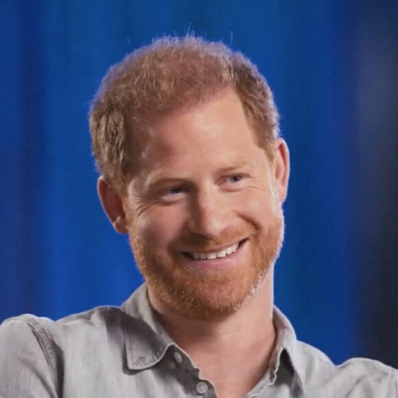 Le prince Harry réalise une série d'interviews sur le thème de la santé mentale avec Chloe Kim, Adam M.Grant et Blu Mendoza dans le cadre d'un film promotionnel pour sa start-up caritative "Better Up". © JLPPA/Bestimage 