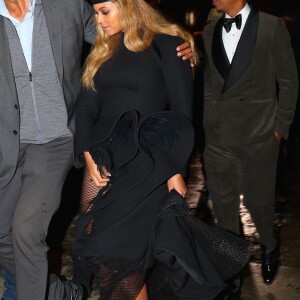 Beyonce et son mari Jay Z sont allés faire la fête après avoir assisté à la soirée Pre Grammy à New York, le 27 janvier 2018 
