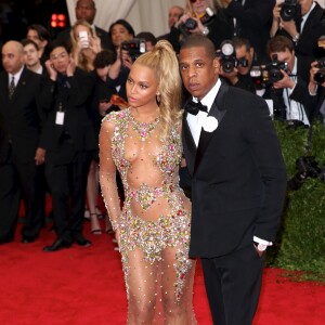 Beyonce, Jay-Z - Soirée Costume Institute Gala 2015 (Met Ball) au Metropolitan Museum, célébrant l'ouverture de Chine: à travers le miroir à New York. Le 4 mai 2015. 