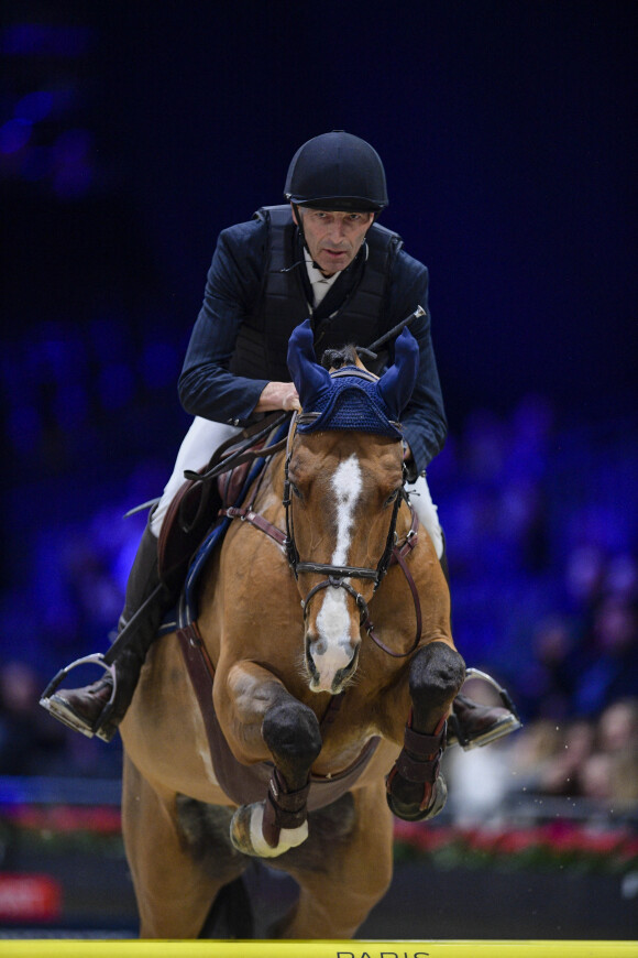 Nicolas Canteloup - Jour 1 - Compétition équestre, jumping, Longines Masters de Paris à Villepinte, le 5 décembre 2019. © Pierre Perusseau / Bestimage