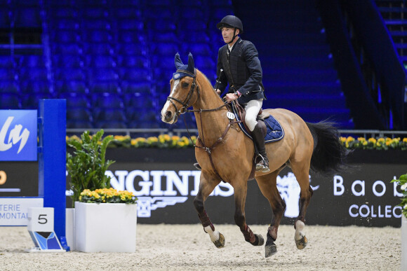 Nicolas Canteloup - Jour 1 - Compétition équestre, jumping, Longines Masters de Paris à Villepinte, le 5 décembre 2019. © Pierre Perusseau / Bestimage