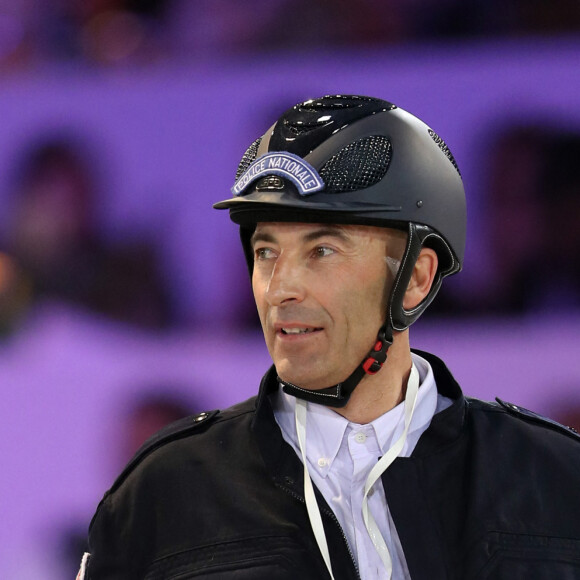 Nicolas Canteloup - Pro-Am for Charity présenté par Hyatt lors de la troisième journée du Longines Masters de Paris 2016 au parc des expositions de Villepinte le 3 décembre 2016. © Dominique Jacovides-Cyril Moreau/Bestimage