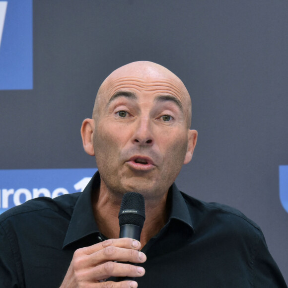 Nicolas Canteloup à la conférence de rentrée de la radio Europe 1 au Musée Maillol à Paris le 13 septembre 2016. © Giancarlo Gorassini / Bestimage