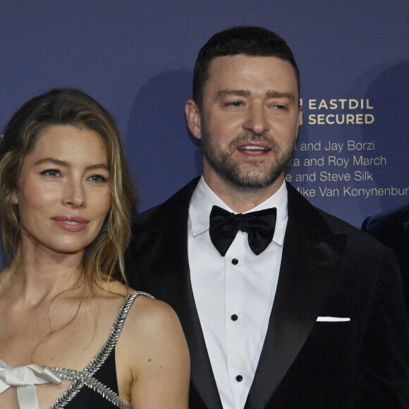 Jessica Biel et Justin Timberlake assistent à la soirée de gala de l'Hôpital pour enfants de Los Angeles au Barker Hangar de Santa Monica en Californie. @ Jim Ruymen/UPI /ABACAPRESS.COM