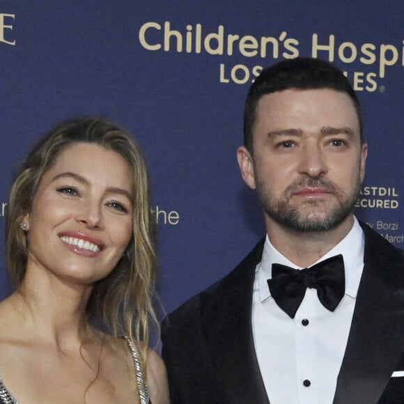 Jessica Biel et Justin Timberlake assistent à la soirée de gala de l'Hôpital pour enfants de Los Angeles au Barker Hangar de Santa Monica en Californie le samedi 8 octobre 2022. @ Jim Ruymen/UPI /ABACAPRESS.COM