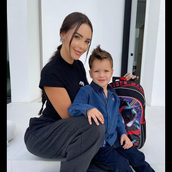 Nabilla Benattia et son fils Milann