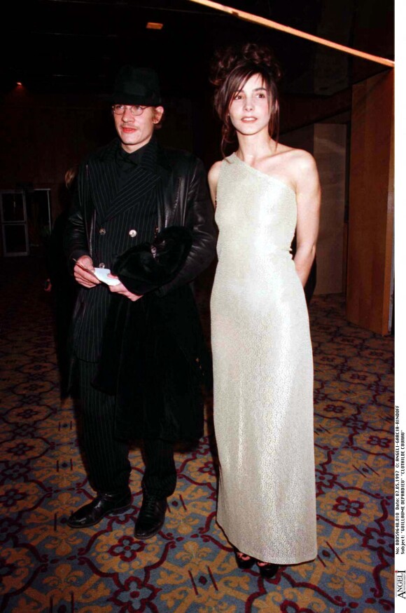 Guillaume Depardieu et Clotilde Courau en 1997. 