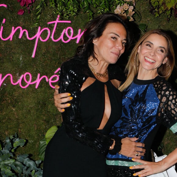 Sandra Sisley, Clotilde Courau - People à la soirée "Kimpton Music Festival" à l'hôtel Kimpton Saint-Honoré à Paris. Le 1er juin 2022 © Christophe Clovis / Bestimage.