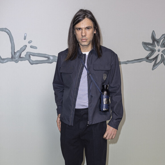 Orelsan au photocall du défilé de mode masculine prêt-à-porter printemps-été 2022 Dior x Travis Scott à Paris, France, le 25 juin 2021. © Olivier Borde/Bestimage 