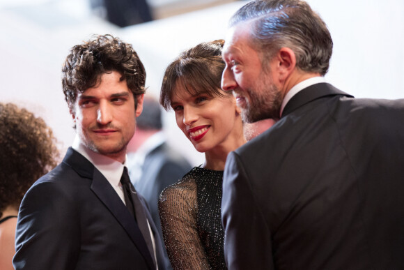Louis Garrel, Maïwenn Le Besco, Vincent Cassel - Montée des marches du film "Mon Roi" lors du 68ème Festival International du Film de Cannes, le 17 mai 2015.
