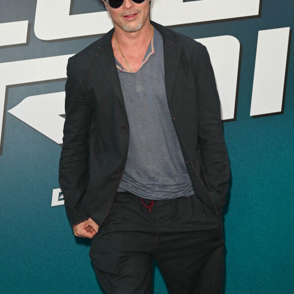 Brad Pitt - Avant-première du film "Bullet Train" au Grand Rex à Paris le 18 juillet 2022. © Coadic Guirec/Bestimage 