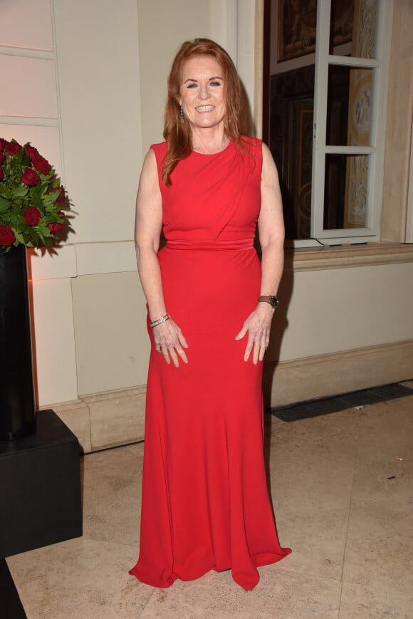 Sarah Ferguson, duchesse d'York - People lors d'une soirée caritative au profit de la Croix Rouge italienne à Rome. Le 20 octobre 2021 